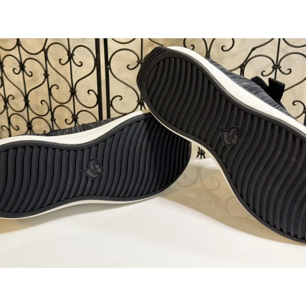 Silverts Slippers Mens, Slip-on, Velcro, Black/Gray-12